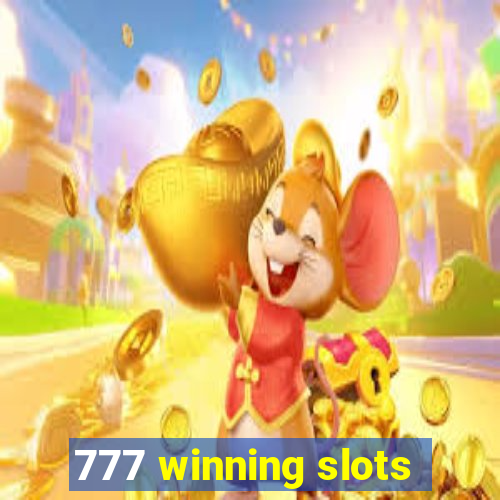 777 winning slots