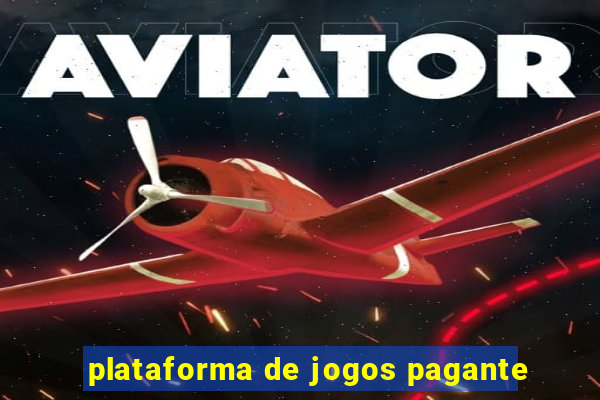 plataforma de jogos pagante