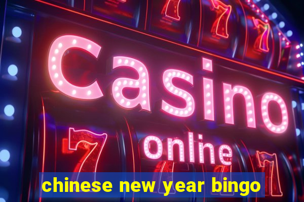 chinese new year bingo