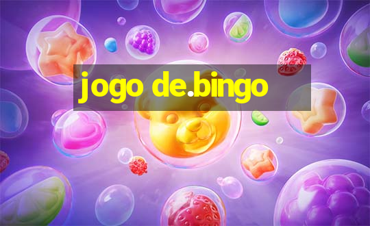 jogo de.bingo