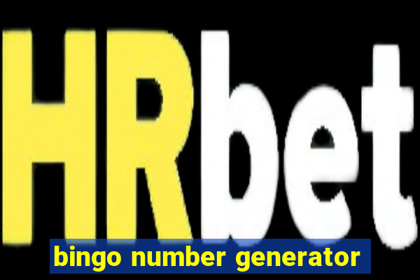 bingo number generator