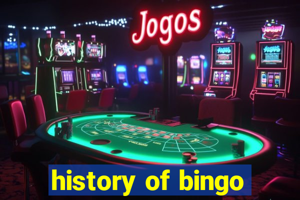 history of bingo