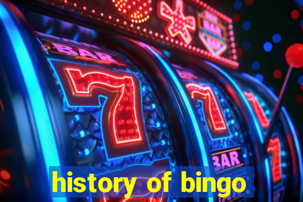 history of bingo