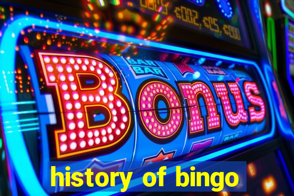 history of bingo