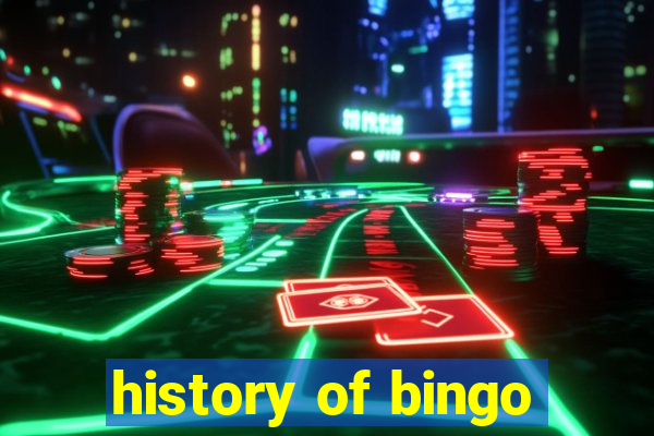 history of bingo