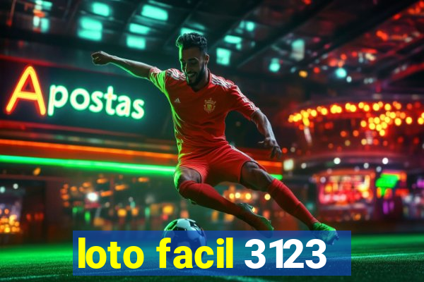 loto facil 3123