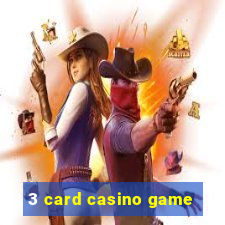 3 card casino game