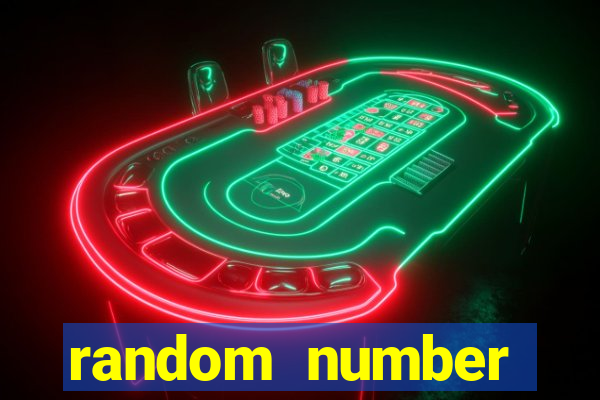 random number generator slot machine