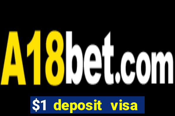 $1 deposit visa casino nz