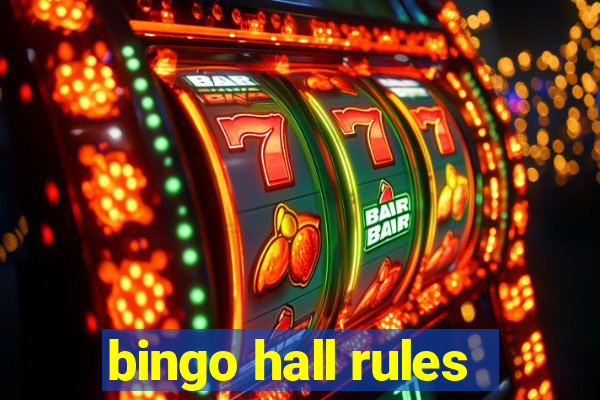 bingo hall rules