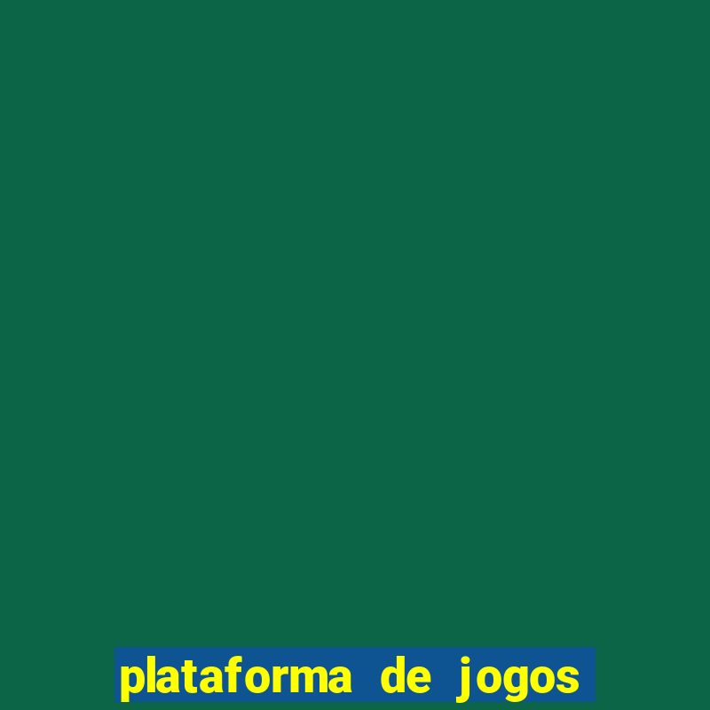 plataforma de jogos slots que pagam