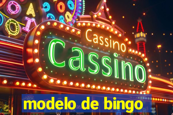 modelo de bingo