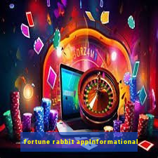 fortune rabbit appInformational