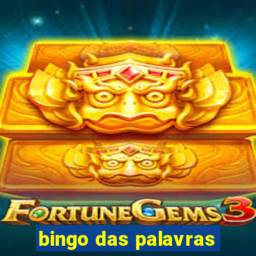 bingo das palavras