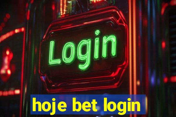 hoje bet login