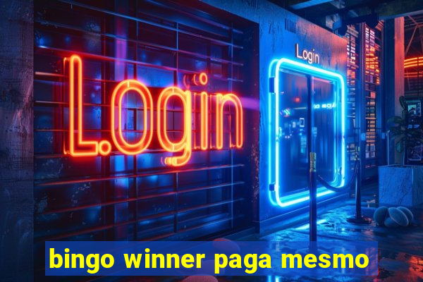 bingo winner paga mesmo