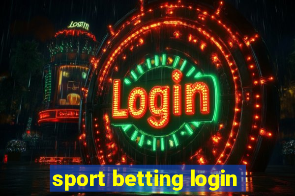 sport betting login