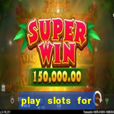 play slots for real money online