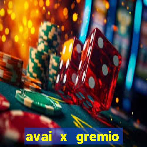 avai x gremio novorizontino palpite