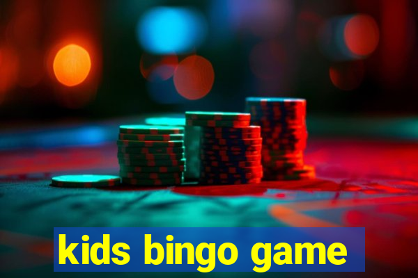 kids bingo game