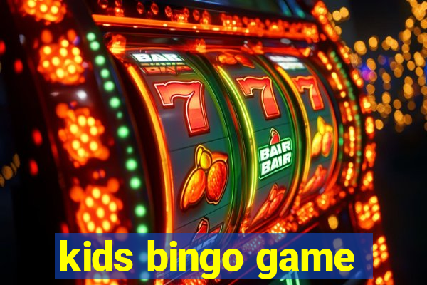 kids bingo game