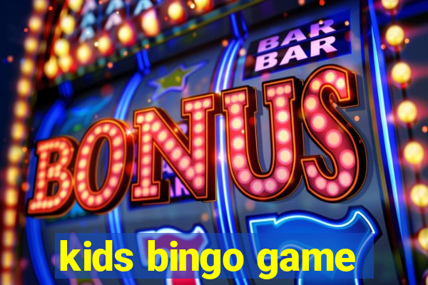 kids bingo game