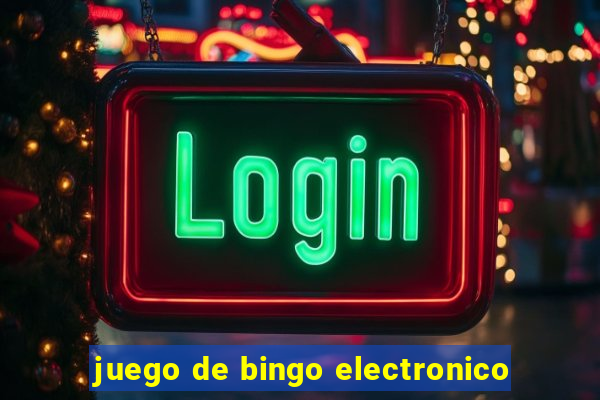 juego de bingo electronico