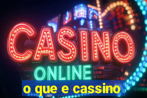 o que e cassino