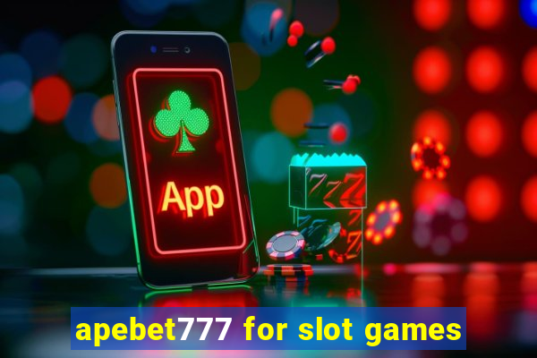 apebet777 for slot games