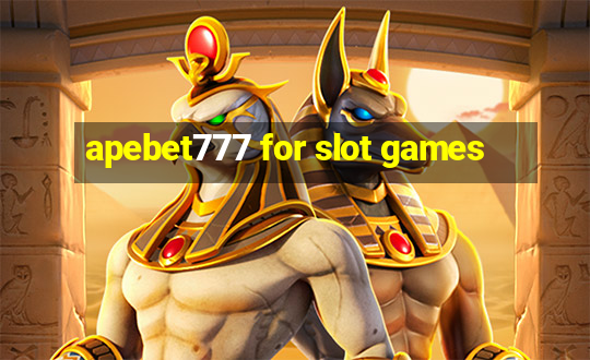 apebet777 for slot games