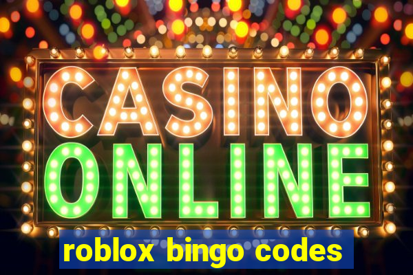 roblox bingo codes