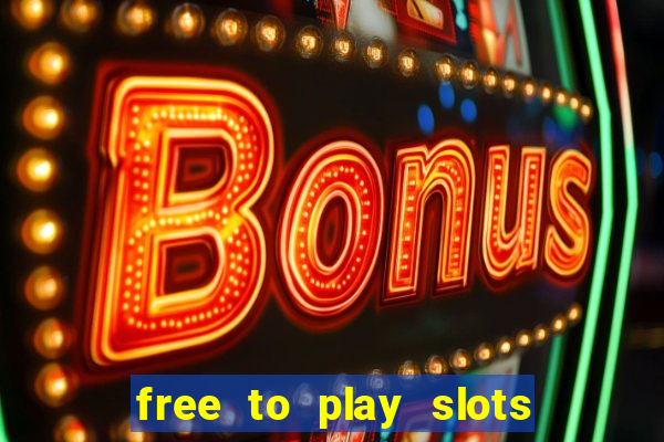 free to play slots no download