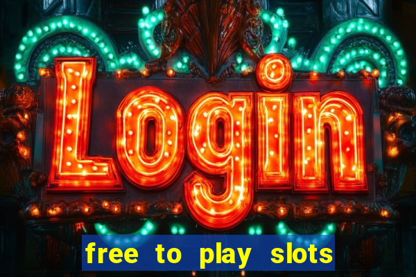 free to play slots no download