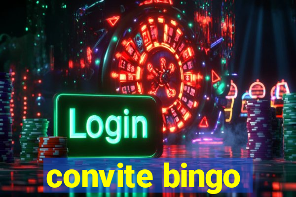 convite bingo