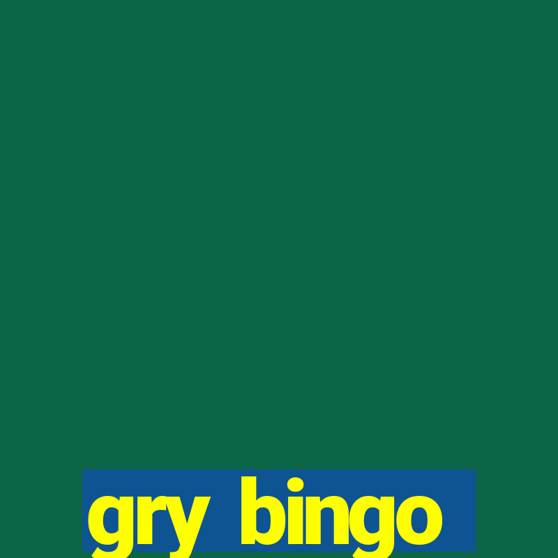 gry bingo