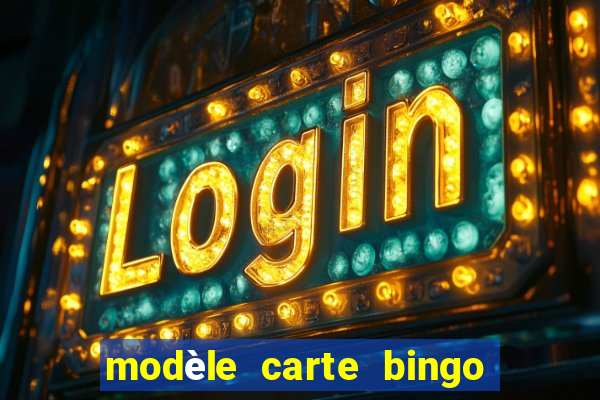 modèle carte bingo quarantaine gratuit