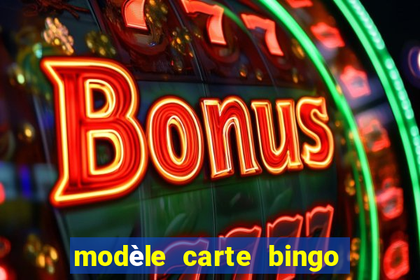 modèle carte bingo quarantaine gratuit