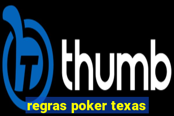 regras poker texas