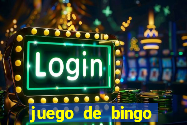 juego de bingo para ganar dinero