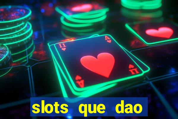 slots que dao bonus no cadastro sem deposito