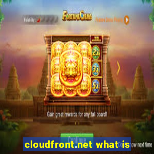 cloudfront.net what is