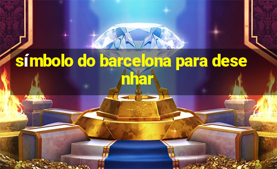 símbolo do barcelona para desenhar