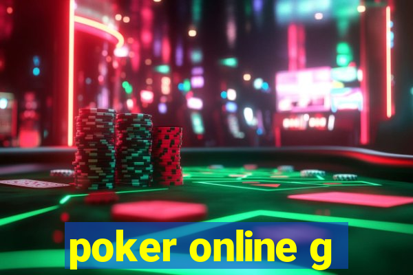 poker online g