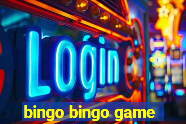 bingo bingo game