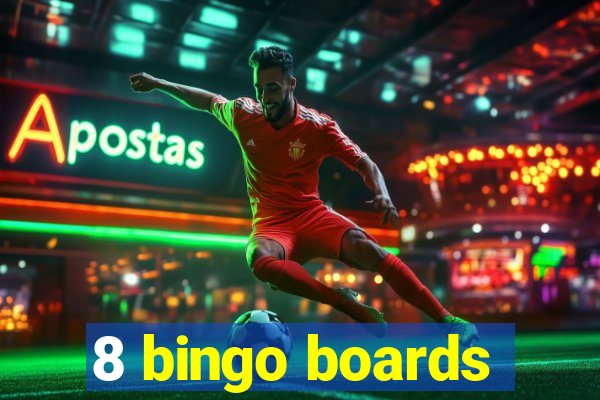 8 bingo boards