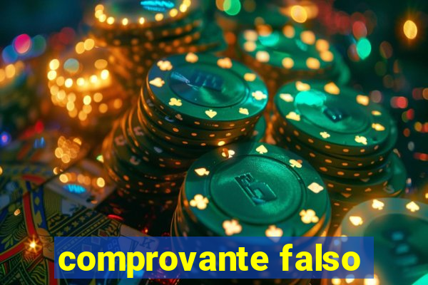 comprovante falso