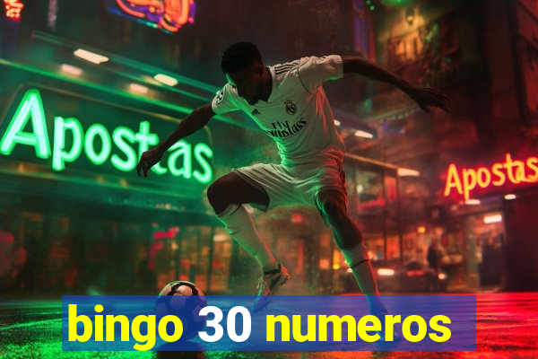 bingo 30 numeros