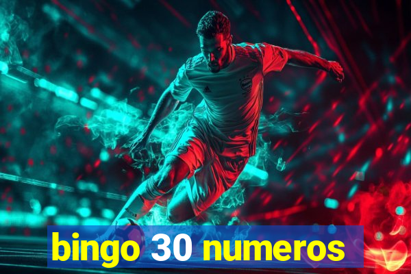 bingo 30 numeros