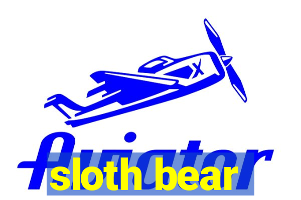 sloth bear