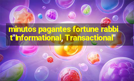 minutos pagantes fortune rabbit